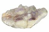 Purple Edge Fluorite Crystal Cluster - Qinglong Mine, China #205279-1